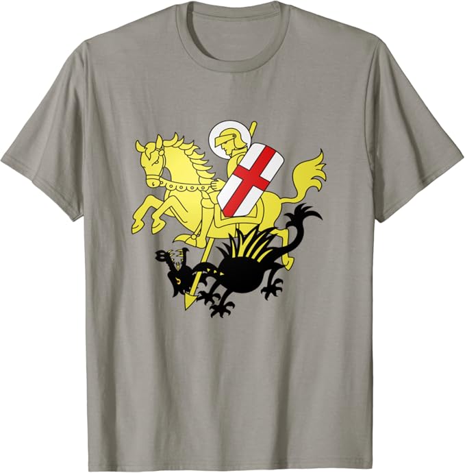 St. and the Dragon TShirt Soldier Saint Crusades Clothing